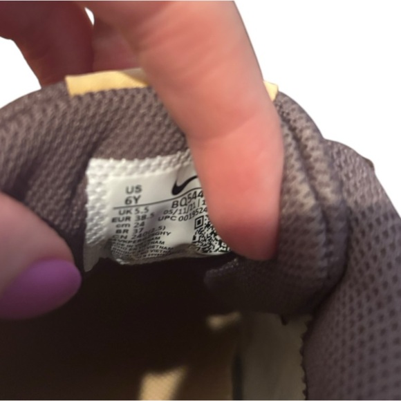 Nike Kids Court Borough Low 2 Recraft Violet Ore & Pink Glaze Shoes Size 6 Youth - Picture 9 of 9